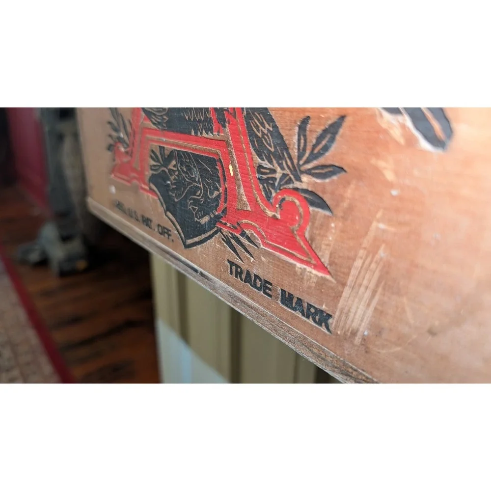 Vintage‎ Budweiser Anheuser Busch Centennial Wooden Beer Crate Box 1876-1976